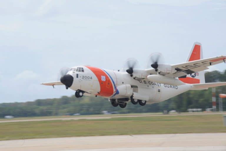 HC-130 take off