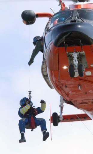 HH-65 Cliff Rescue