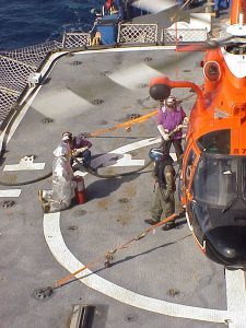 HH 65 Hot refuel 225x300 - Genesis of the Coast Guard HH-65 Helicopter