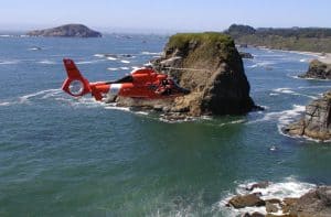 HH 65C North Bend 3  300x197 - Genesis of the Coast Guard HH-65 Helicopter