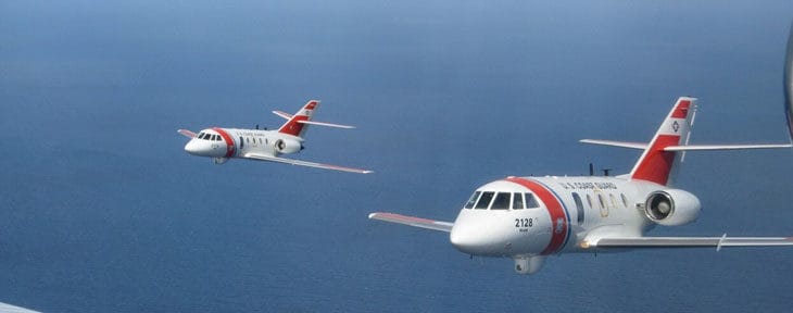 HU25C e1581106659502 - 1987 – Coast Guard Aviation Established an Air Interdiction Role in the Drug War