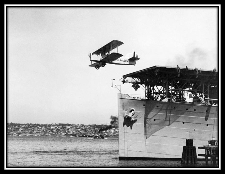 Aircraft Taking off USS Langley