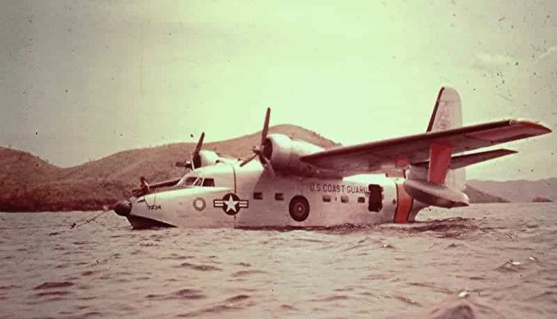 Coast Guard UF on the buoy at Talampulan - 1946: Pacific LORAN and Post War Aviation Support