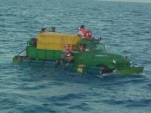 Cuban Refugees flotation device - The Cold War: CG Reconnaissance Flights