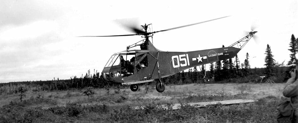 HNS 1 landing rescue - 1946: Post War Helicopter Development