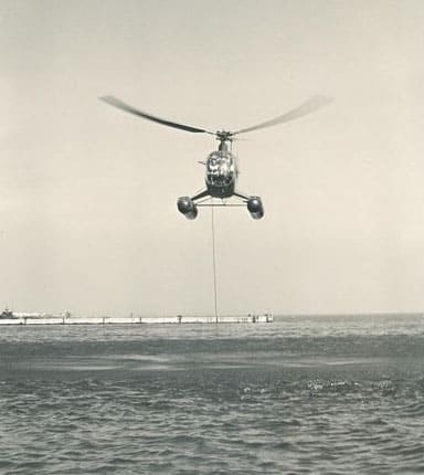 XHOS - 1943: Coast Guard Assigned the Sea-going Development of the Helicopter