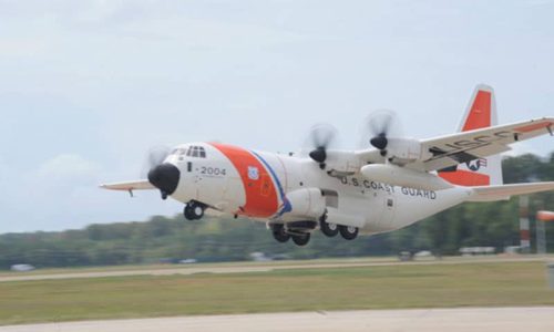 HC-130 take off