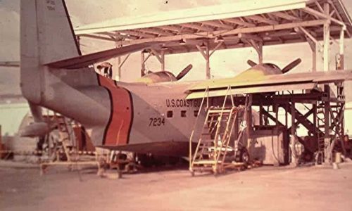 UF-2G 7234 in the maintenance nose dock.
