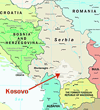 serbia map - 1999 - USCG Cutter Bear deployed with the U.S. Navy Sixth Fleet for Operation ALLIED FORCE